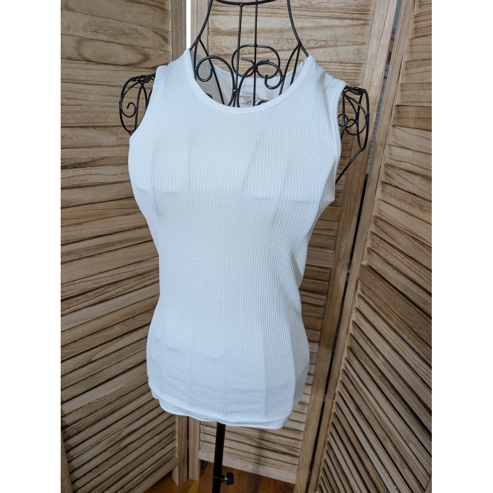 Athleta Tank Top Womens XS athletic wear activewear White